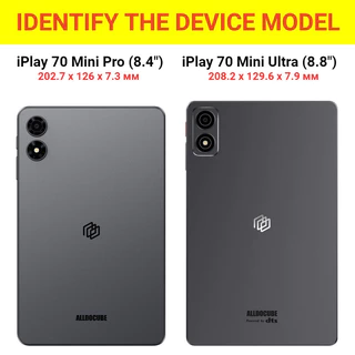 Slim สําหรับ Alldocube iPlay 70 Mini Pro 8.4 "70 Mini Ultra 8.8 "กรณีพับขาตั้งฝาครอบป้องกัน Premium PU + TPU วัสดุ