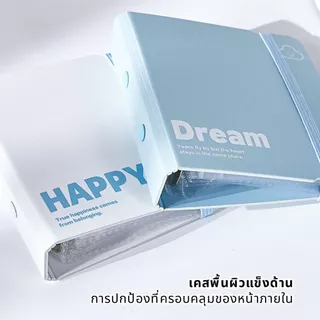 อัลบั้มการ์ด ใส้แบบถอดได้ ใส้ใน PP ใส กันน้ำ ทนทาน อัลบั้ม Mini ใส่ได้ทั้งรูปภาพ การ์ด รูปโพลารอยด์ ตั๋วหนัง โปสการ์ด