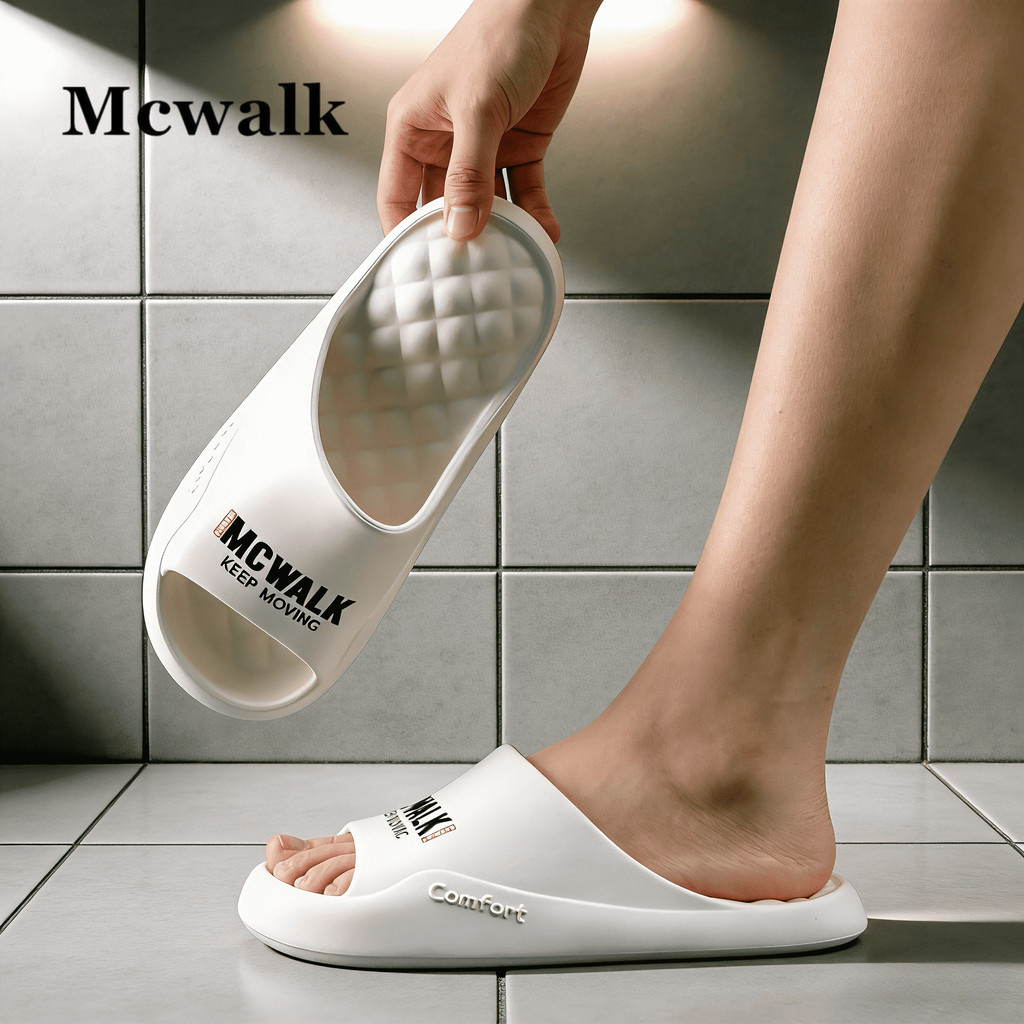 MCWALK รองเท้าแตะกันลื่น ทนทาน สวมได้ทั้งผู้ชายและผู้หญิง ไซส์ 36-45