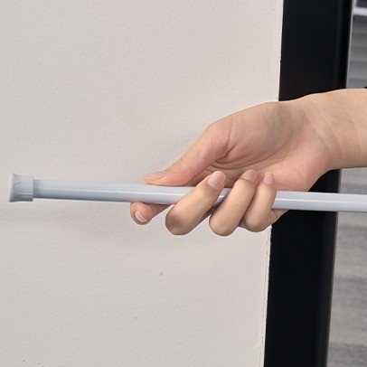 ม่านประตูแมวน้อย ราวแขวนม่าน30x50cm ผ้าม่านประตูครึ่ง ผ้าม่าน ลายน้องแมว ม่านแบบสอดราง ผ้าม่าน - รูปที่ 5