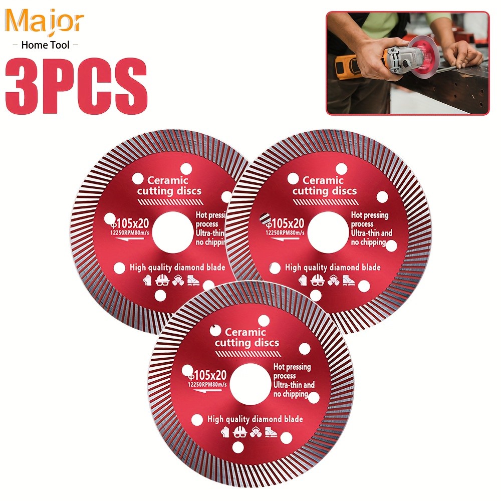 ใบตัดกระเบื้อง 4” Makita สีแดง สีทอง บาง 0.8 มม. ตัดเพชร/ตัดหินแกรนิต/ตัดปูน