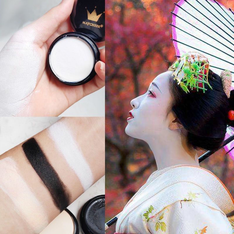 New Product#Pure White Foundation COS PLAY White Paint Foundation Cream Concealer Halloween Heath Le