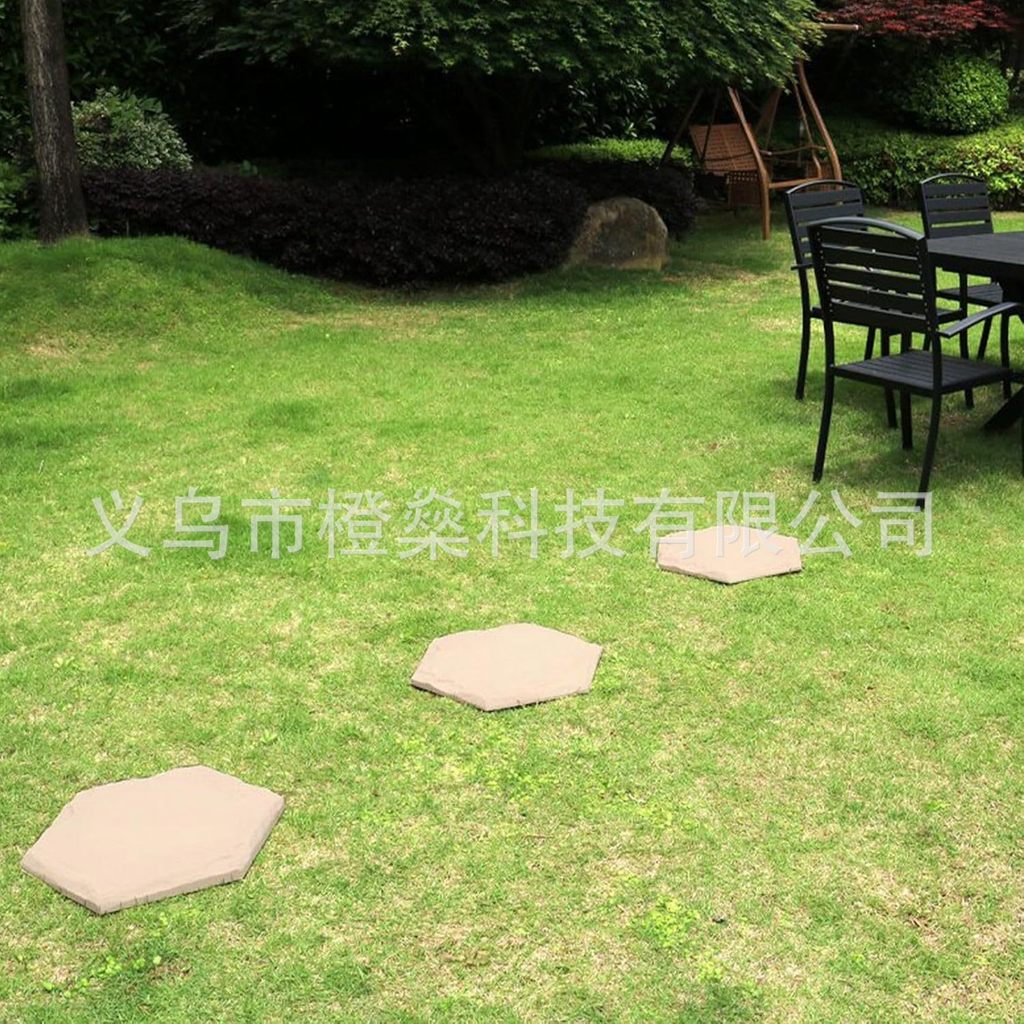 Courtyard Garden Step Stone เท้าเหยียบหินเลียนแบบ Stump Outdoor Sidewalk Step Stone Trail Step Stone