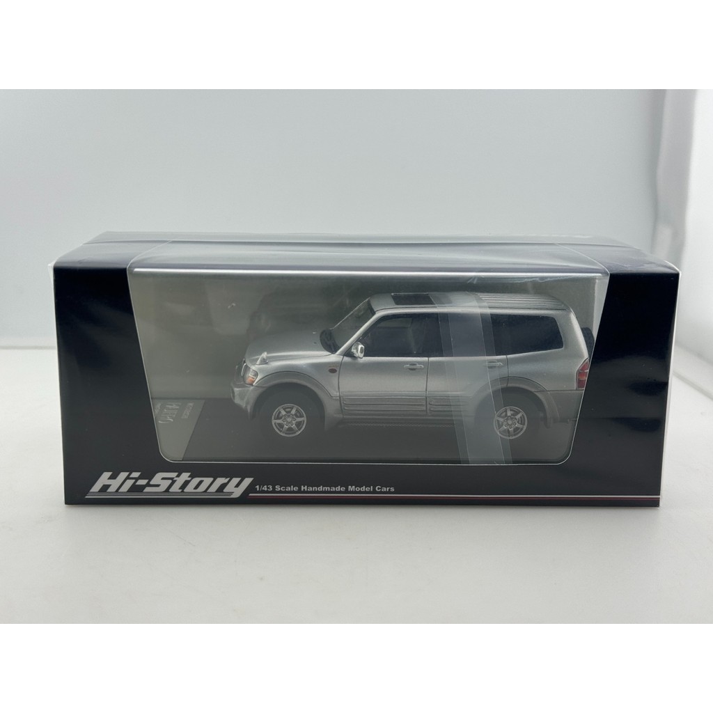 Hi-Story 1/43 MITSUBISHI PAJERO DI MITSUBISHI PAJERO (Long SUPER EXCEED DI-DIESEL3200 (1999) รถเรซิ่