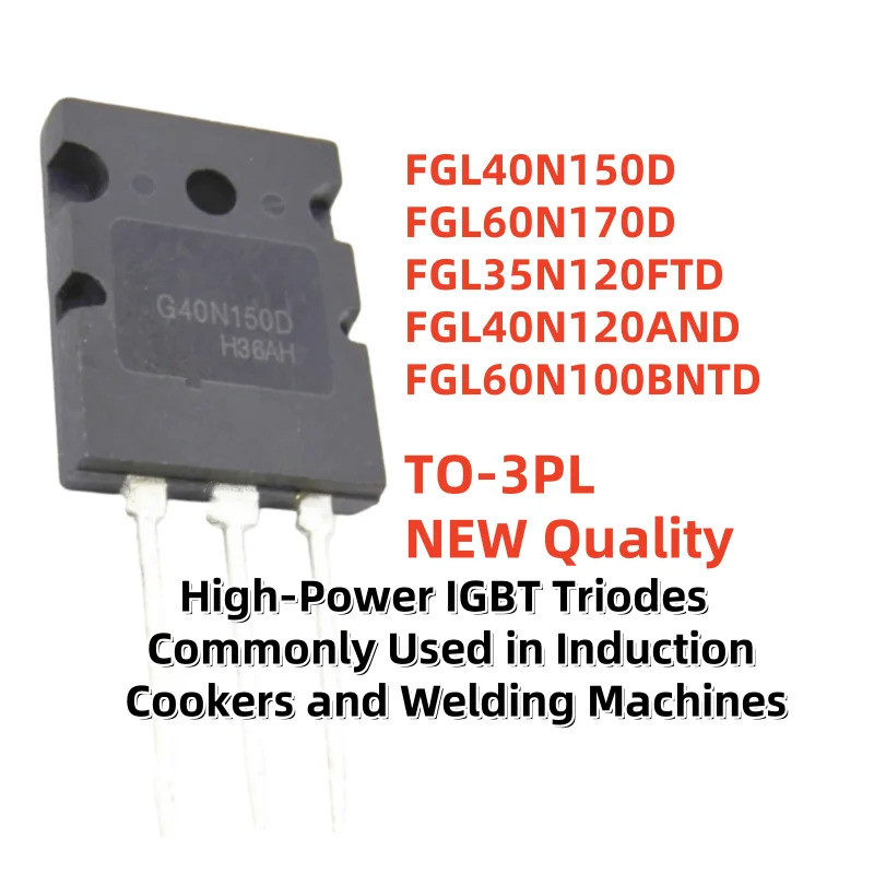 5PCS FGL60N170D FGL40N150D FGL35N120FTD FGL40N120AND FGL60N100BNTD G60N170D G40N150D TO-3PL Field Ef