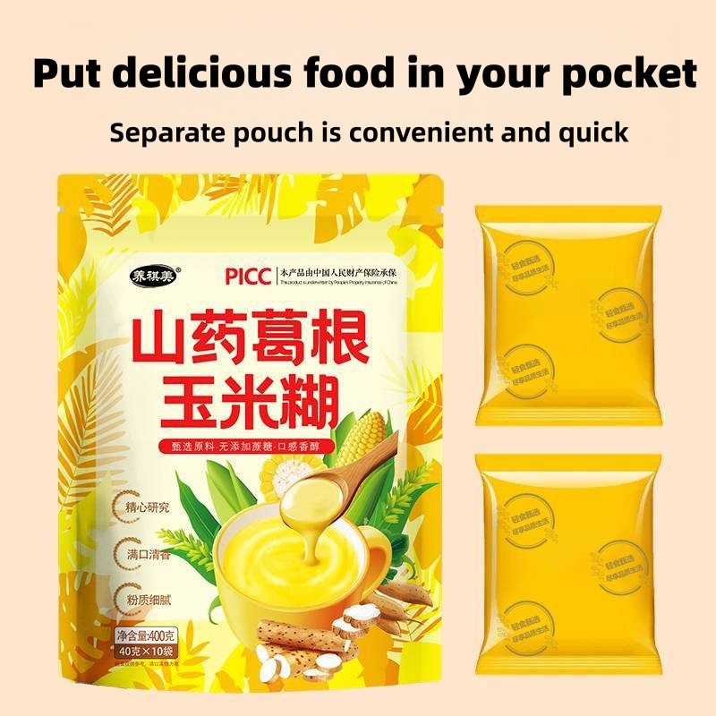 Yam Kudzu Root Polenta Yam Kudzu Root Corn Soup อาหารสําเร็จรูปที่บรรจุหีบห่อ