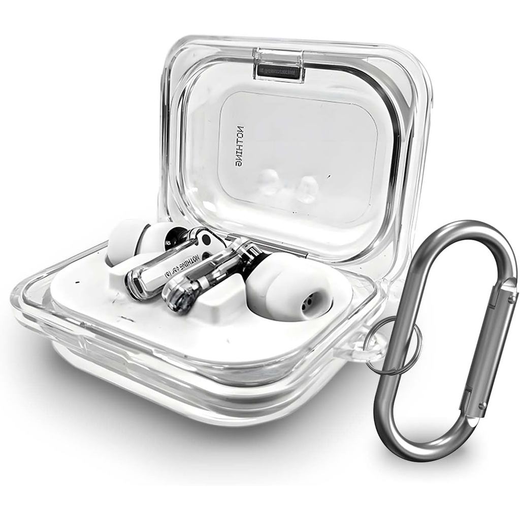 เคสป้องกันสําหรับ Nothing Ear (a), ฝาครอบป้องกัน TPU แบบใสเข้ากันได้กับ Nothing Ear (a), ฝาครอบโปร่ง