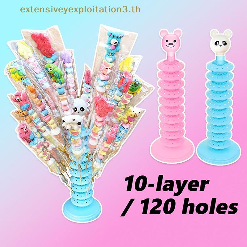 # Home EE # ขาตั้งอมยิ้มหลายชั้นที่วางอมยิ้มแบบปรับได้จอแสดงผล Ra Party ขนมหวาน Suer Drying Braet Base Sti Candy Holders