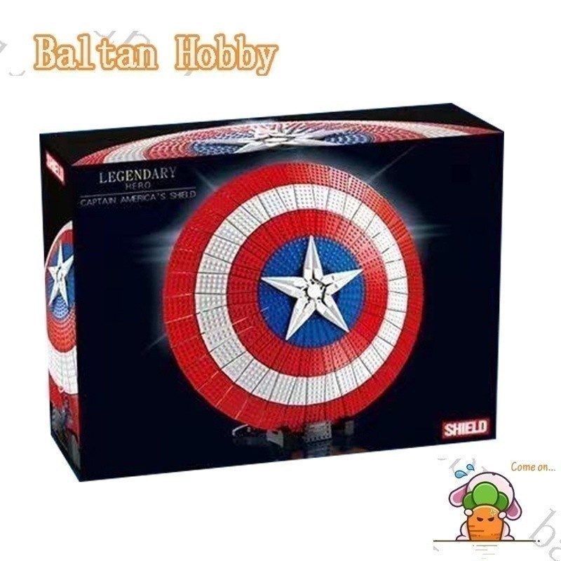 Pandon ของเล่น PD1X MOC พร้อม Marvel Buildable-Captain-America-s-Shild 76262 70201 building block ขอ