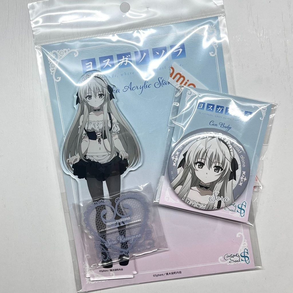 Sora Kasugano Maid Standee Yosuga No Sora อะคริลิคโต๊ะจอแสดงผลอะนิเมะสินค้าคอลเลกชันเครื่องประดับตกแต่งห้อง Accesorios ของขวัญ
