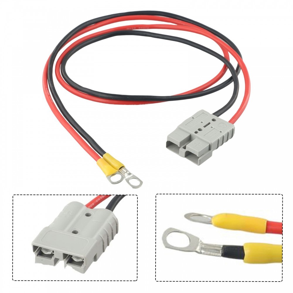 สาย 12AWG 50A พร้อมขั้ว M8 และแหวน Lug สําหรับปิดกริดและการชาร์จ EV