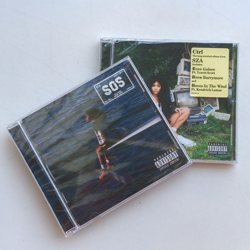 2 อัลบั้ม R & B SZA Ctrl+SOS CD Music Album รถคุณภาพเสียงสูง 5-16-22