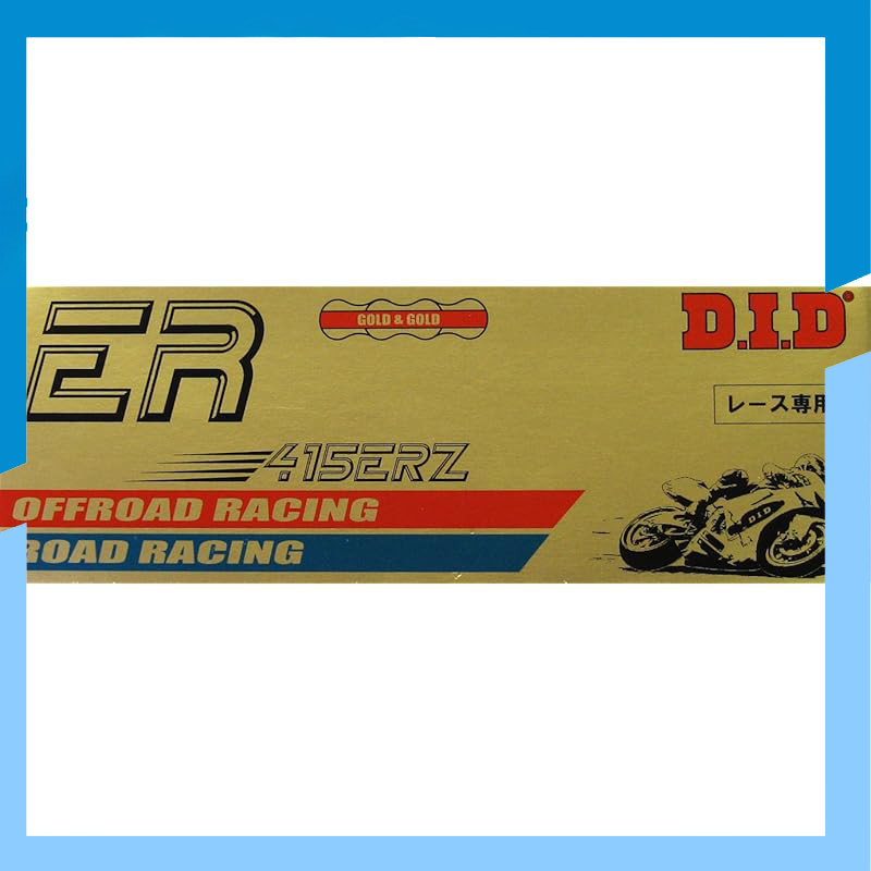 DID โซ่แข่งมอเตอร์ไซค์ 415ERZ Gold SDH Pin RJ Clip Type ขนาด 100L/104L/108L/120L