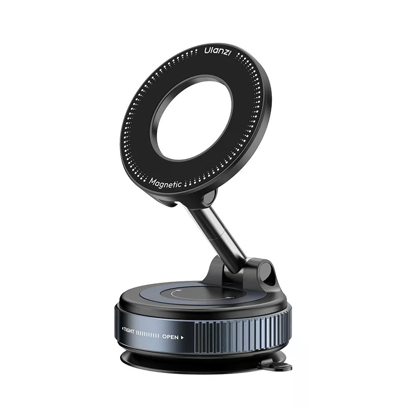 Ulanzi SK-25 ที่วางโทรศัพท์แบบแม่เหล็กดูดสูญญากาศ, รองรับ Magsafe 5KG ดูด 360° ปรับได้สําหรับรถยนต์/ห้องครัว/เดสก์ท็อป