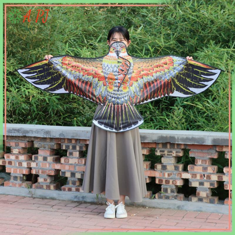 [APJ] 1.6/1.8m Giant Eagle 100m Kite String Flying Bird Kites Outdoor Fun Sports Garden Toys Bird Re