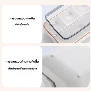 กล่องยาพกพา การออกแบบแม่เหล็ก กล่องเก็บยาขนาดใหญ่ 8 ช่อง สำหรับยาและวิตามิน พื้นผิวป้องกันรอยขีดข่วนที่ทนทาน