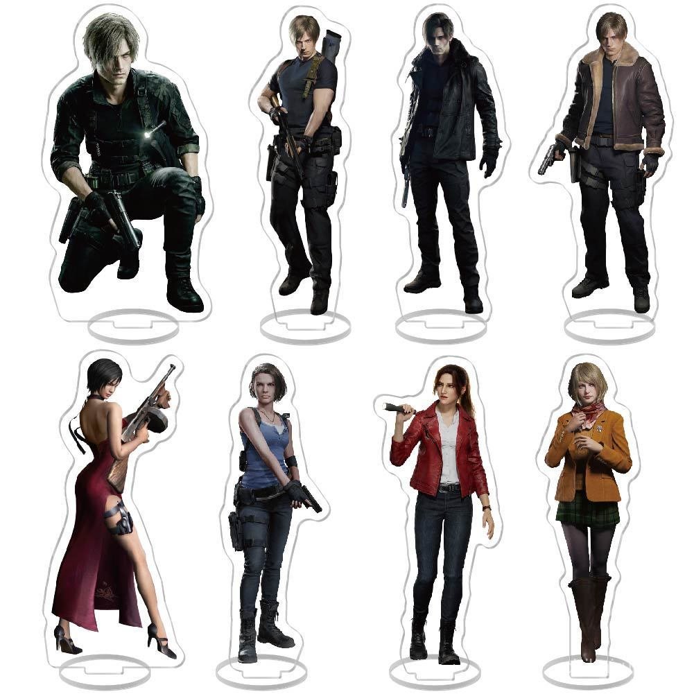 Resident Evil เกมอุปกรณ์ต่อพ่วงอะคริลิคเครื่องประดับขาตั้งเหมาะสําหรับของขวัญคริสต์มาสสําหรับเพื่อน