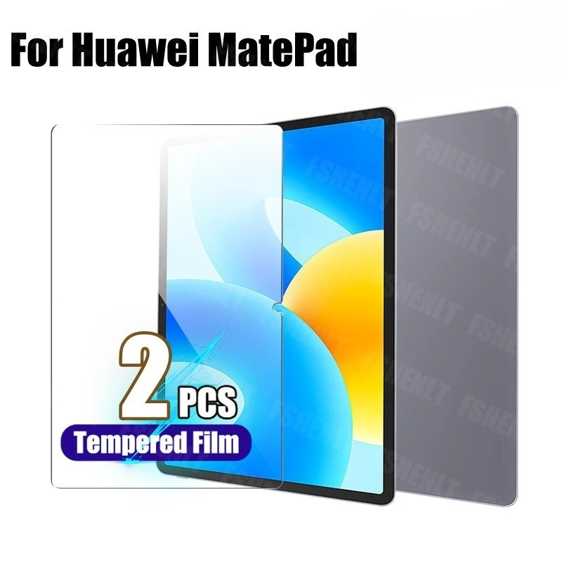 1-2PCS HD Screen Protector กระจกนิรภัยสําหรับ MediaPad C3 C5 T1 T3 T5 X1 X2 Plus 7.0 8.0 9.6 10.1 Ma