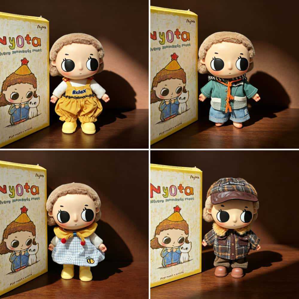 เสื้อผ้าตุ๊กตา Nyota ตุ๊กตาผ้ากํามะหยี่ ชุดผึ้ง เสื้อผ้าตุ๊กตา 15 ซม. เสื้อผ้า dimoo