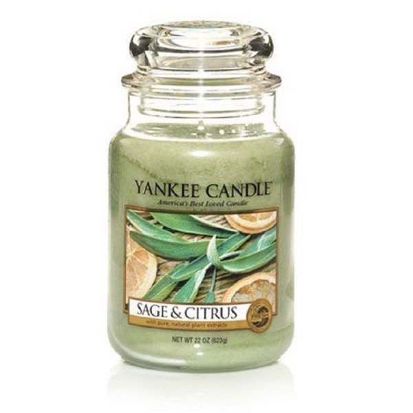โถเทียนหอม Sage & Citrus Yankee Candle YAN6796 (Size L 623g)