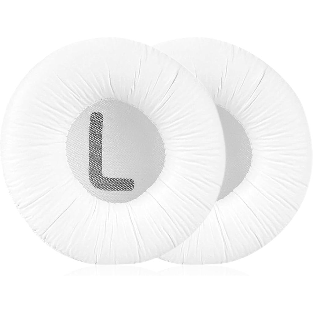 แผ่นรองหูฟังทดแทนเข้ากันได้กับหูฟัง JBL JR300/JR300BT/T450BT/T500BT, Akiv JR300 แผ่นรองหูฟังหนังเทีย