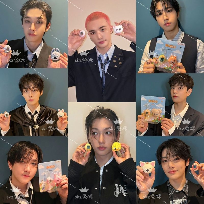 Straykids Tamagotchi SKZOO ทามาก็อตจิที่ยังไม่ได้เปิดใหม่เอี่ยม Huang Hyun Chen Li Longfu z