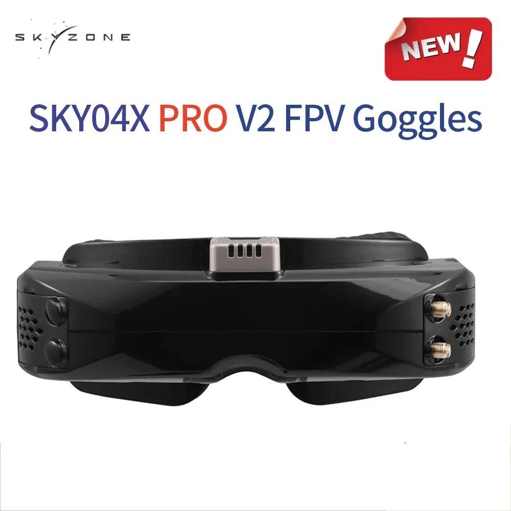 SKYZONE SKY04X PRO OLED 5.8G 48CH Steadyview Receiver 1280X960 DVR FPV Goggles Head Tracker พัดลมสํา