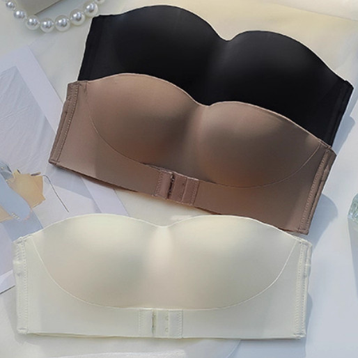 จัดส่งฟรี ชั้นในตะขอหน้า เสื้อใน บลาไร้โครง บรา เสื้อในผู้หญิง bra เสื้อในไร้โครงไร้ขอบ ใส่สบายๆ สุดเซ็กซี่ บราดูมๆ