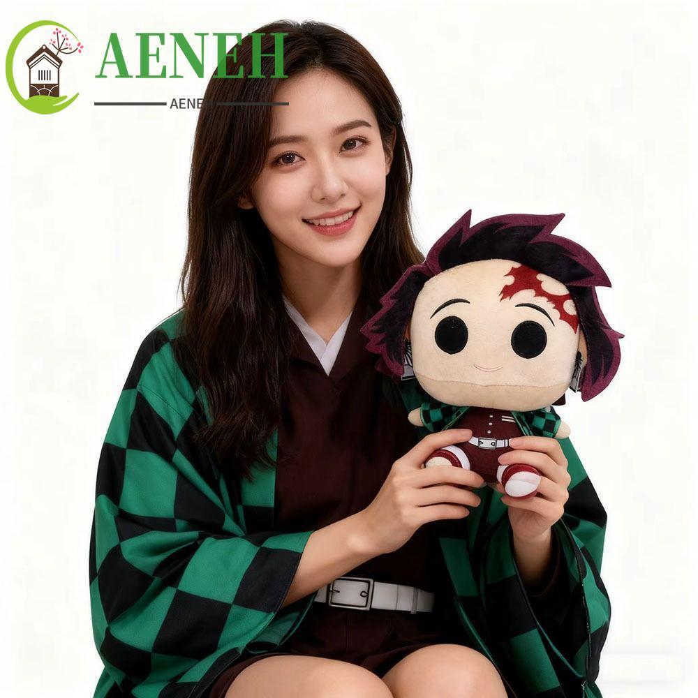 AENEH Demon Slayer ของเล่นตุ๊กตา,น่ารักนุ่มการ์ตูนตุ๊กตา Tsugikuni Yoriichi,สําหรับแฟนอะนิเมะอุปกรณ์