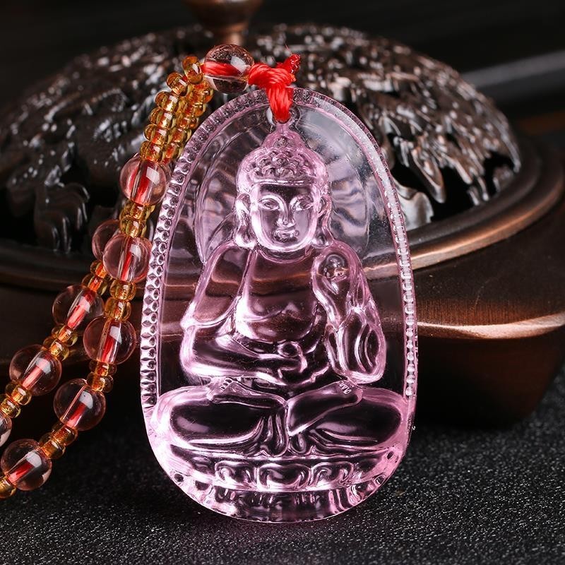 สร้อยคอมากมายแบบญี่ปุ่น มาพร้อมคริสตัลชมพูหกสีสำหรับคนทุกวันเกิด 251209WW