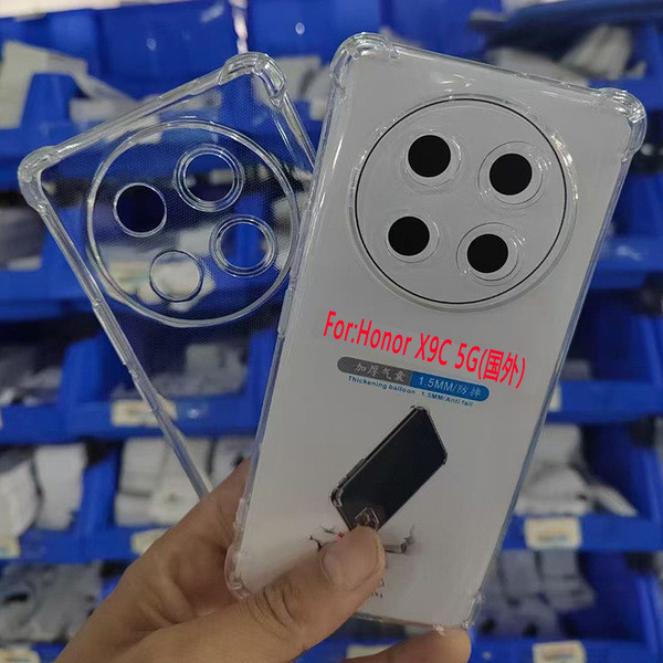 เคส honor x9b 5g เคส honor x9c เหมาะสําหรับ Honor X9C 5G สี่มุม Shock-proof กรณีโปร่งใส TPU เคสโทรศั