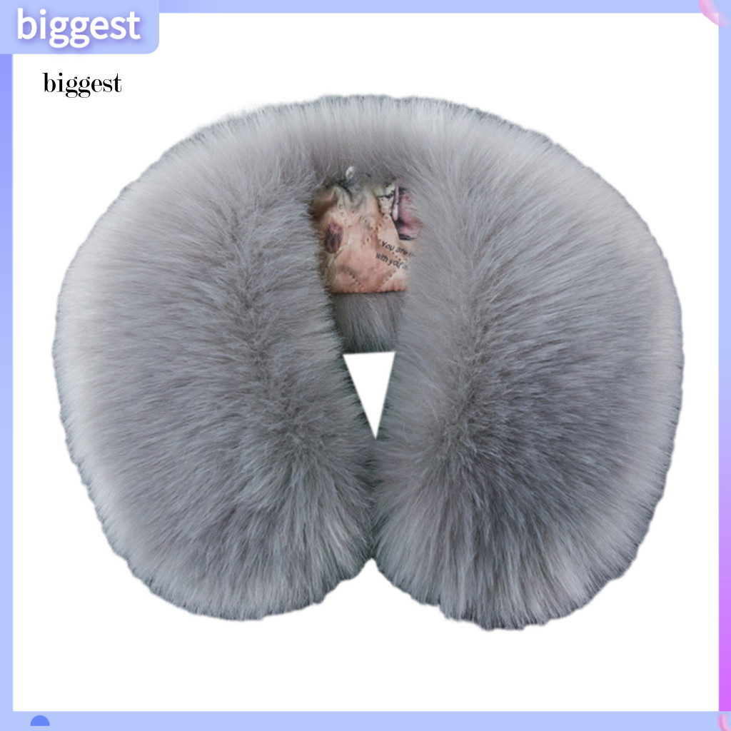 BGT ผ้าคลุมไหล่อุ่นผ้าพันคอสภาพอากาศFaux Collar Soft Faux Furฤดูหนาวคออุ่นผ้าพันคอสําหรับผู้หญิงผู้ช