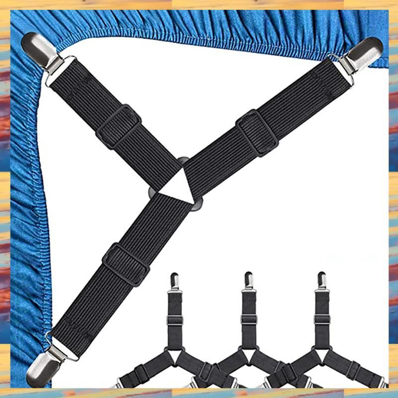 [LMQN] Bed Scrunchie Bed Sheet Straps Grip Nonslip Bed Sheet Straps เครื่องนอน