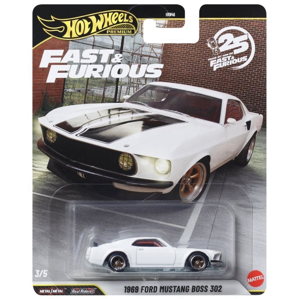 HOT WHEELS 1969 FORD MUSTANG BOSS 302 FAST & FURIOUS PREMIUM 2026