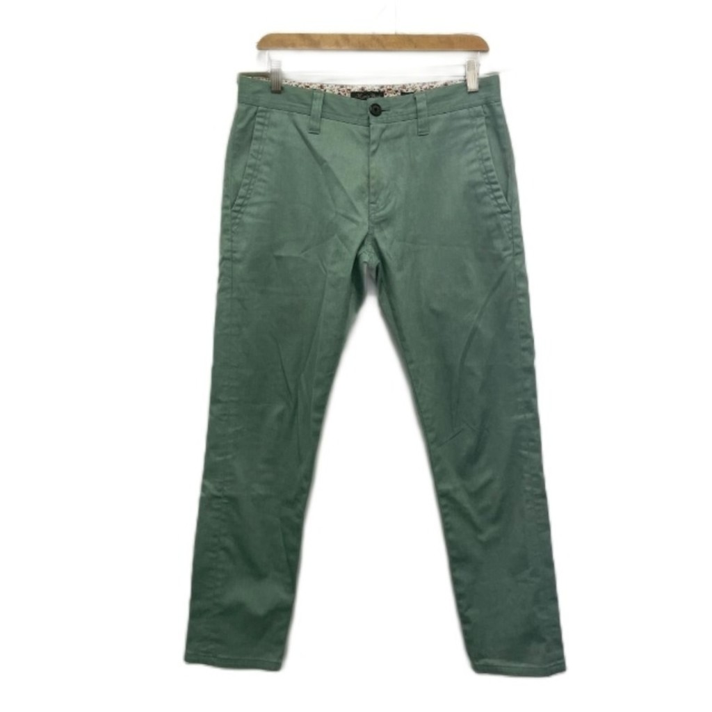 MEN'S BIGI Pants Slacks green Direct from Japan Secondhand