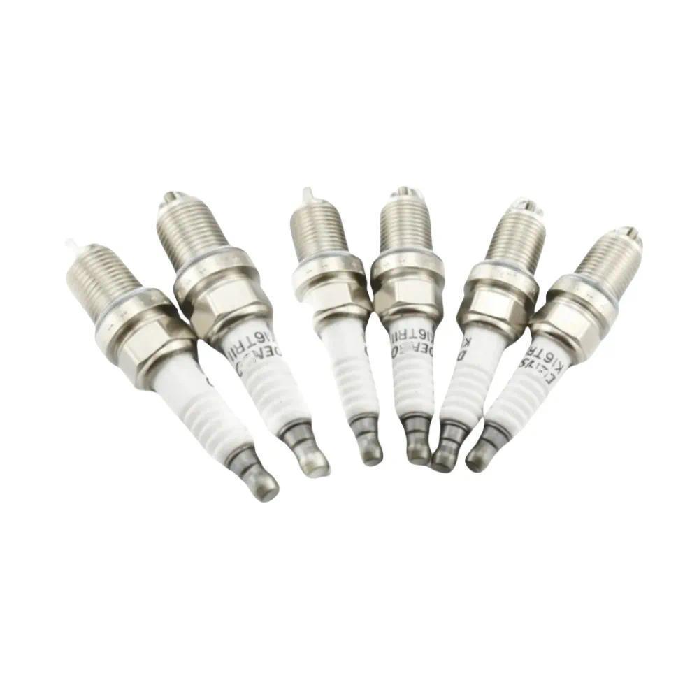 6 ชิ้น OEM K16TR11 90919-01192 9091901192 หัวเทียนสําหรับ Toyota Tacoma Tundra 4Runner T100