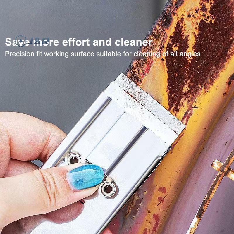 J&> สแตนเลสทําความสะอาด Scraper Removal Scraper ห้องครัวกระเบื้องเซรามิค Decontamination Scraper ทําความสะอาดในครัวเรือนตะเข็บเครื่องมือ