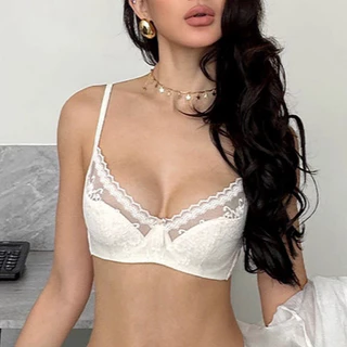 ♥️Lace♥️ กางเกง ใน ผู้ หญิง กางเกง ชุดชั้นในลูกไม้แบบเซ็กซี่ ชุดชั้นในมีโครง ฟองน้ำนุ่ม รุ่นบาง สไตล์เซ็กซี่