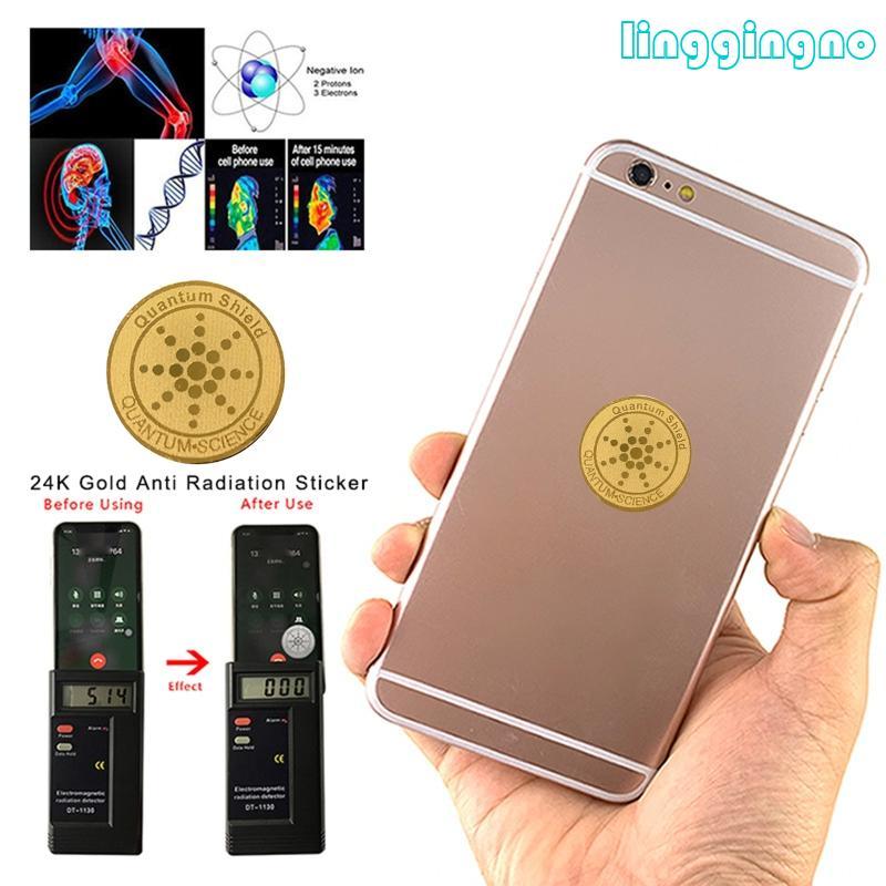RR 10 ชิ้นพลังงานป้องกันรังสีโล่ EMF สําหรับสติกเกอร์ป้องกันมือถือ EMR Blocker