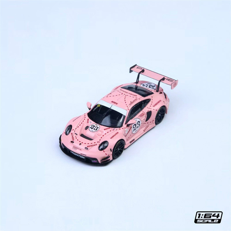 Star Race SR 1:64 911 GT3 R Pink Pig Limited999 รถโมเดลDiecast