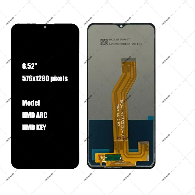 สําหรับ HMD Crest Crest Max Aura Aura 2 ARC KEY จอแสดงผล LCD Touch Screen Digitizer Assembly Replace