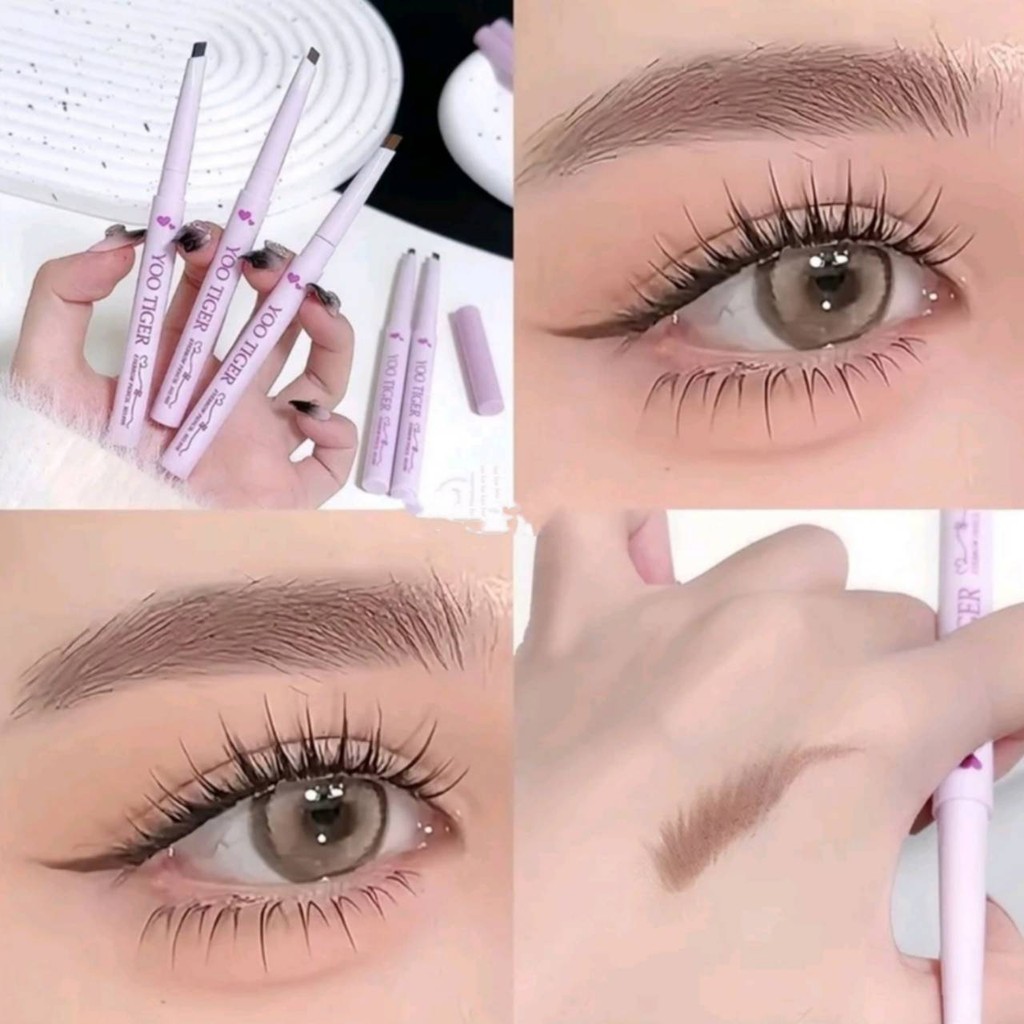 พร้อมส่ง ดินสอเขียนคิ้ว YooTiger สามมิติ แต่งคิ้วแบบธรรมชาติ แบบหมุนเขียนง่ายสุดๆ