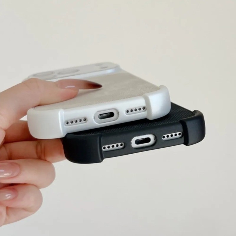 สี่มุมกางเกงยีนส์กันกระแทกเคสโทรศัพท์สําหรับ iPhone 17 Air 16 15 14 13 Pro Max Plus หน้าต่างฝาครอบป้องกันกล้อง ราคา ถูกที่สุด ดีลบีเคเค แกลเลอรีภาพที่ 6