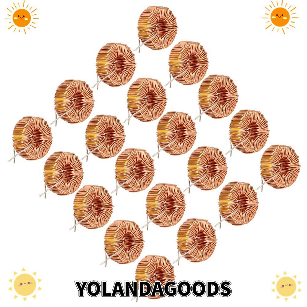 YOLANDAGOODS1 20PCS ตัวเหนี่ยวนําลวด,แนวตั้งTroid 3A Toroid Inductor,ปฏิบัติ 5026 330UHเหนี่ยวนําขดล
