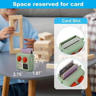 สําหรับ Yoto Mini 2024 เคสป้องกัน Fit Snugly to Secure อุปกรณ์ของคุณจากรอยขีดข่วนและหยด พร้อมสายคล้องไหล่ปรับได้สําหรับพกพาสะดวก ป้องกันการสูญเสียหรืออุบัติเหตุ