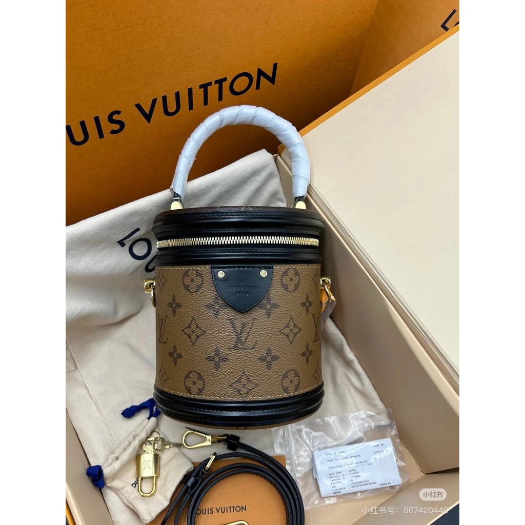 [ถังข้าว CANNES กระเป๋าถือ Tube Bag] Fashion All-Match, Vietnam Tail Goods VANITY Drum Bucket Bag, U
