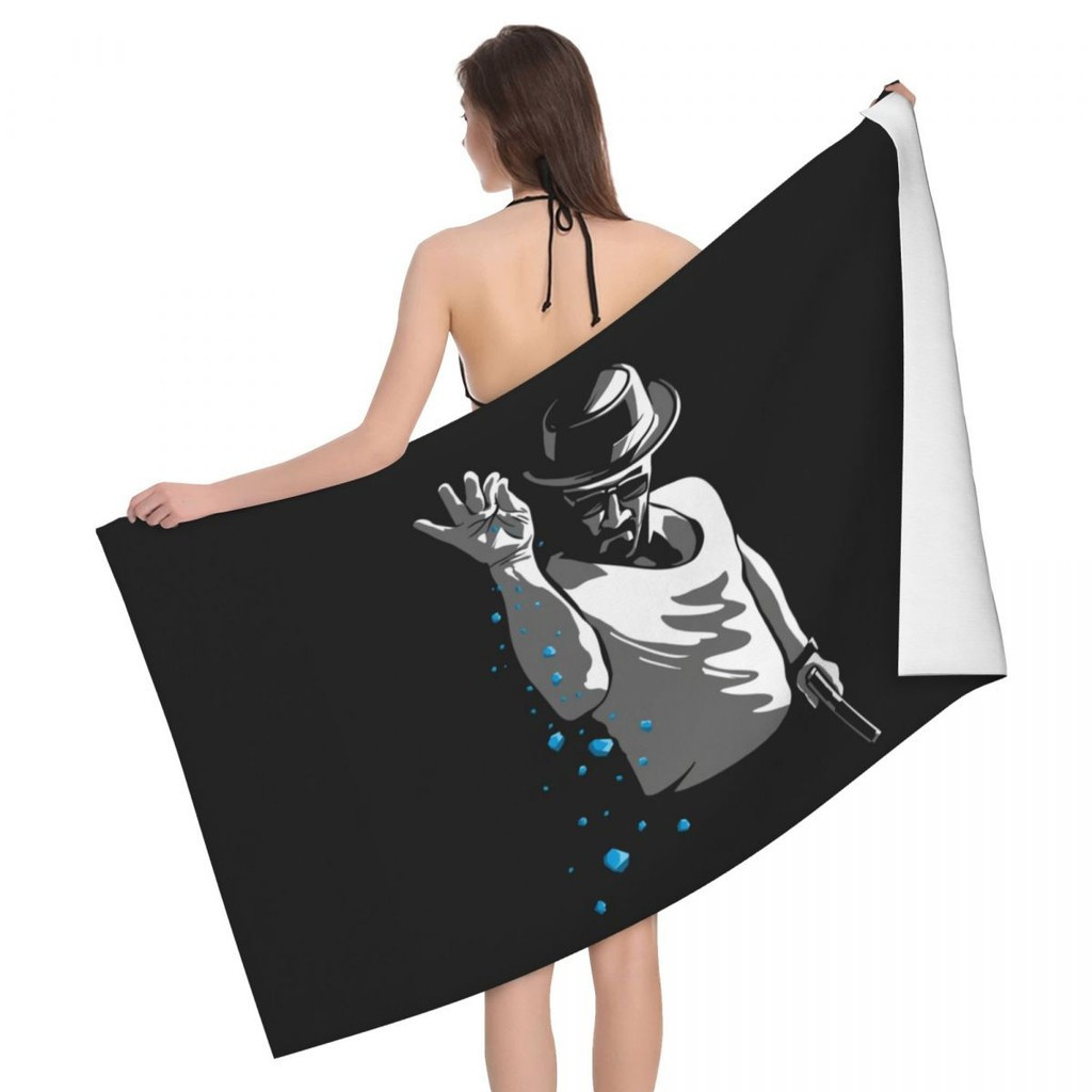 Breaking Bad Mobile Lab 140 * 70 ซม. (55 * 28456 นิ้ว) ผ้าเช็ดตัวชายหาด TV Show Heisenberg ผ้าเช็ดตั