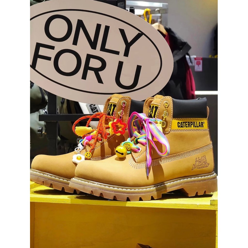 [รายละเอียดรวมรองรับยิงจริง] CAT Carter FOOTWEAR CAT P720582 รองเท้าหนังคาวบอยรองเท้าโดยรวมรองเท้าคล