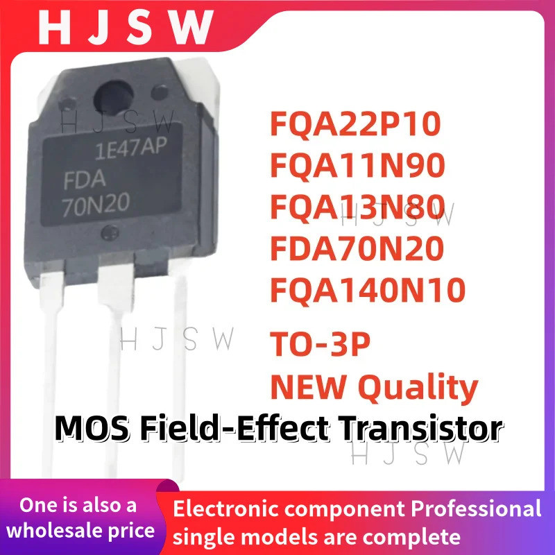 5PCS FQA22P10 FQA11N90 FQA13N80 FDA70N20 FQA140N10 FQA 22P10 11N90 13N80 FQ 70N20 140N10 FQA11N90C ท