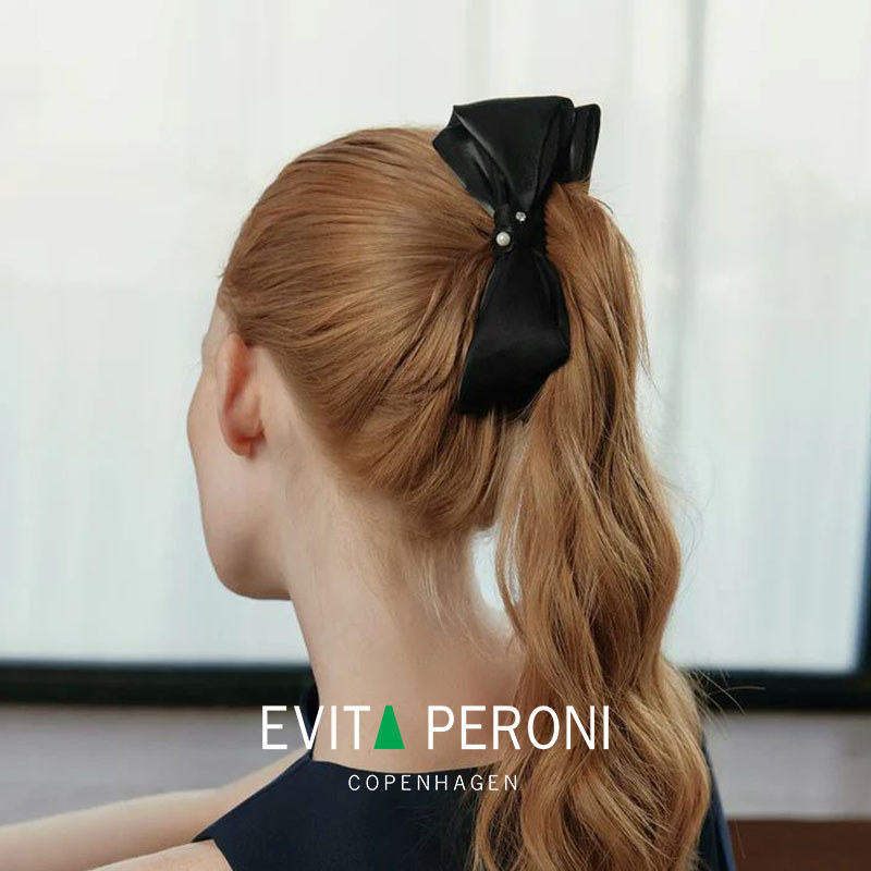 [PRE-ORDER] EVITA PERONI | Trinity Bow Ponytail & Ruffled Ribbon Bow Banana Clip | คลิปหนีบกล้วย